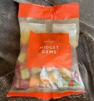 Mängden socker i Midget Gems