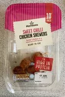 Mängden socker i Sweet chilli chicken skewers