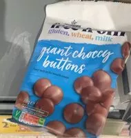 Mängden socker i Chocolate buttons