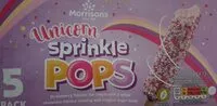 Mängden socker i Unicorn sprinkle pops