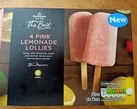 Mängden socker i Pink lemonade lollies