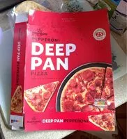 Mängden socker i Pepperoni deep pan pizza