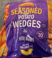 Mängden socker i Seasoned potatoe wedges