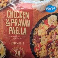 Mängden socker i Chicken And Prawn Paella