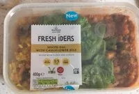 Mängden socker i Morrisons spiced dal with cauliflower rice