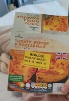 Mängden socker i Tomato, pepper & mozzarella frittata