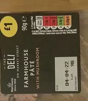 Mängden socker i Farmhouse Paté with Mushroom