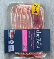 Mängden socker i Hampshire Breed Smoked Streaky Bacon