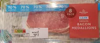 Mängden socker i Smoked bacon medallions