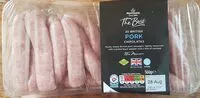 Mängden socker i 20 British Pork Chipolatas