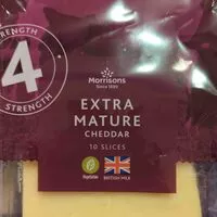 Mängden socker i 10 Extra Mature Cheddar Slices