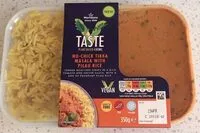 Mängden socker i Vegan Chick tikka masala rice