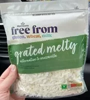 Mängden socker i Morrisons Free From Grated Melty Alternative to Mozzarella