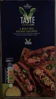 Mängden socker i Taste Meat Free Hotdog Sausages