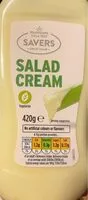 Mängden socker i Savers Salad Cream