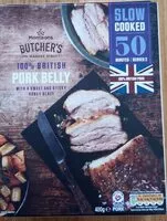 Mängden socker i British Pork Belly with a sweet and sticky honey glaze