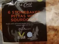 Mängden socker i Stonebaked pittas with sourdough