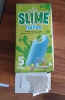 Mängden socker i Slime lollies