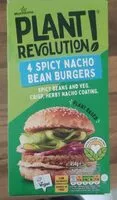 Mängden socker i 4 Spicy Nacho Bean Burgers