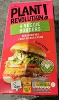 Mängden socker i Plant revolution veggie burgers