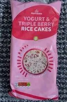 Mängden socker i Yogurt & triple berry rife cakes
