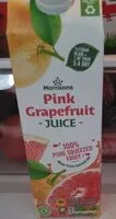 Mängden socker i Pink grapefruit juice