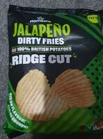 Mängden socker i Jalapeno dirty fries ridge cut crisps