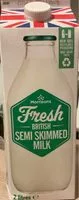 Mängden socker i Semi skimmed milk