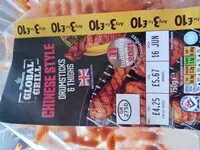 Mängden socker i Chinese style drumsticks and thighs