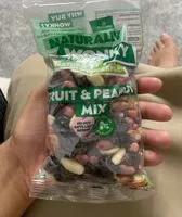 Mängden socker i Naturally wonky fruit and peanut