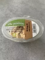 Mängden socker i Roasted & Salted Cashews & Peanuts