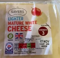 Mängden socker i Savers light mature cheddar