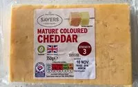 Mängden socker i Mature coloured cheddar