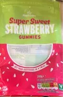 Mängden socker i Super sweet strawberry gummies