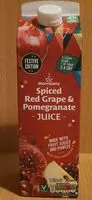 Mängden socker i Spiced Red Grape and Pomegranate Juice