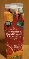 Mängden socker i Clementine Blood Orange and Cranberry Juice