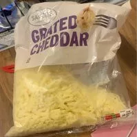 Mängden socker i Grated chaddar