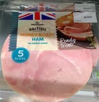 Mängden socker i Honey roast ham