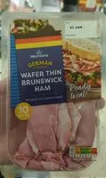 Mängden socker i Brunswick Ham