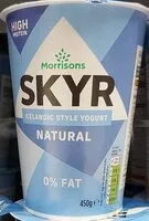 Mängden socker i Skyr Natural 0% Fat