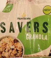 Mängden socker i Morrisons Savers Granola