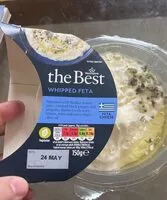 Mängden socker i Whipped feta