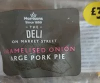 Mängden socker i Carmalised onion pork pie