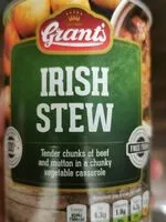 Mängden socker i Grants Irish Stew 392G