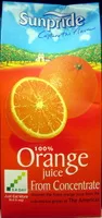 Mängden socker i Orange Juice from concentrate