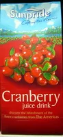 Mängden socker i Jus de cranberry