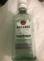 Mängden socker i Bacardí carta blanca
