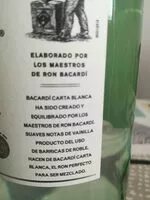 Mängden socker i Rhum Blanc Bacardi