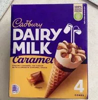 Mängden socker i cadbury dairy milk caramel ice cream