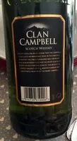 Mängden socker i Clan Campbell Whisky 40º